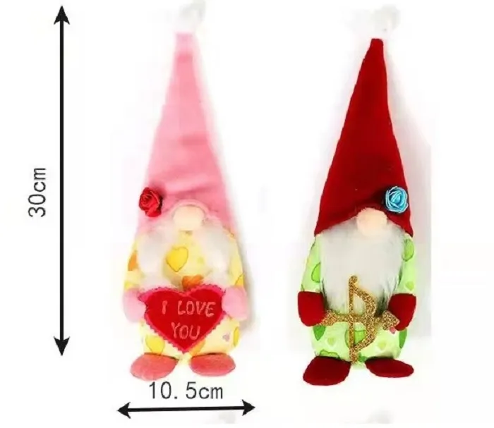Party Gifts Valentine Day Plush Stuffed Dolls Mr and MrsvGnomes Handmade Swedish Tomte Elf Ornaments Home Decor Free DHL HH21-862