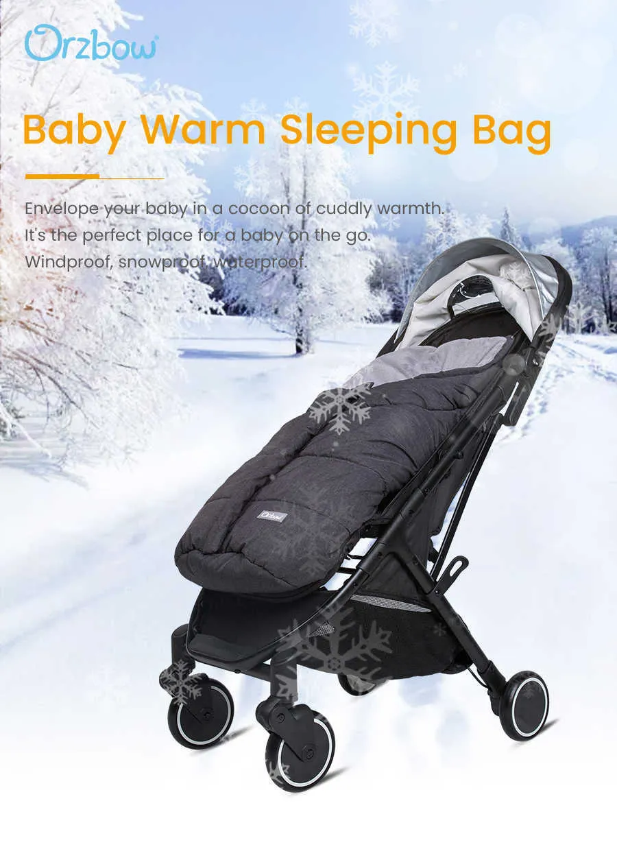 Orzbow Warm Baby Sleeping Bags Newborn Envelope Winter Baby