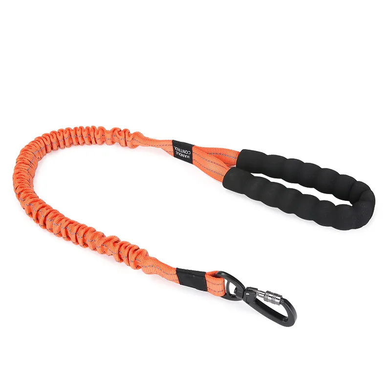 Husdjur hund valp elastisk dragkedja nylon promenader rep collar bälte byga tillbaka leasher bärbara 4 clors otie