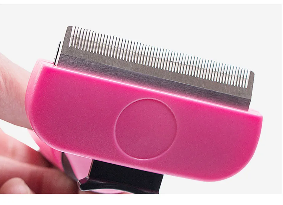 Hot Sale Comb For Cats Pet furmins Hair Removal Comb Dog Short Medium Hair Brush Handle Beauty Brush Accessories Grooming Tool (10)