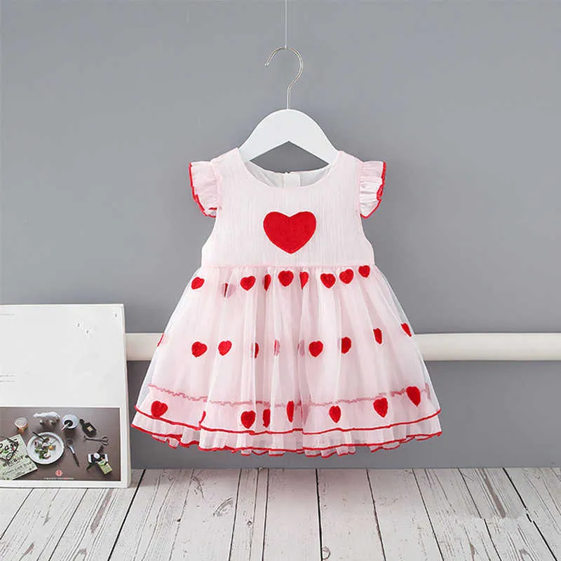 Księżniczka Baby Girl Dress Party Urodziny Tutu Sukienki dla Girl Summer Cute Kids Clothing Clothant Odzież 0-3y Vestido Infantil Q0716