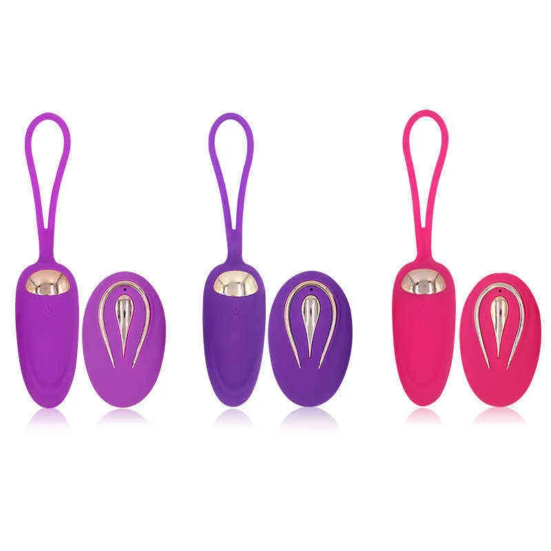 Oeufs Massager Vibration Télécommande sans fil Petit poisson Sauter de riz Mode de riz sexe Jouets Femmes Femmes Masturbation 1124