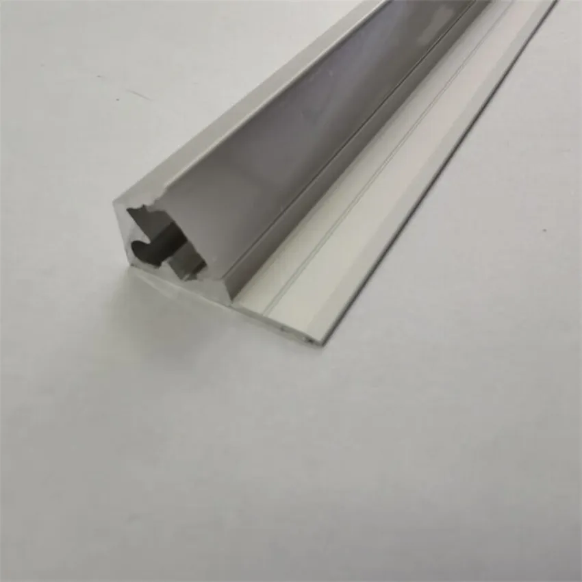 lamp shades 2m/pcs Modern Viewing 45 Degree Cabinet Closet Recessed V Shape Led Aluminum Profile For Furniture