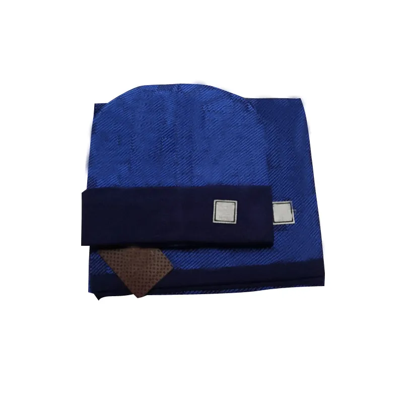 5566 Neue Top-Qualität Männer und Frauen Hut Schal Set warme Hüte Schals Sets Beanie Schals Mode-Accessoires mit Box Geschenk