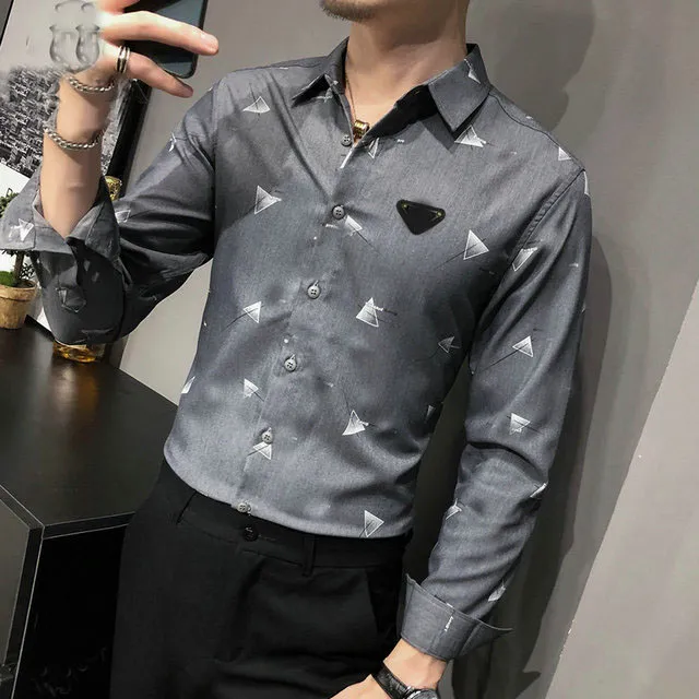 camisa para de lujo diseñadores de ropa de hombre ropa casual camisas clásico