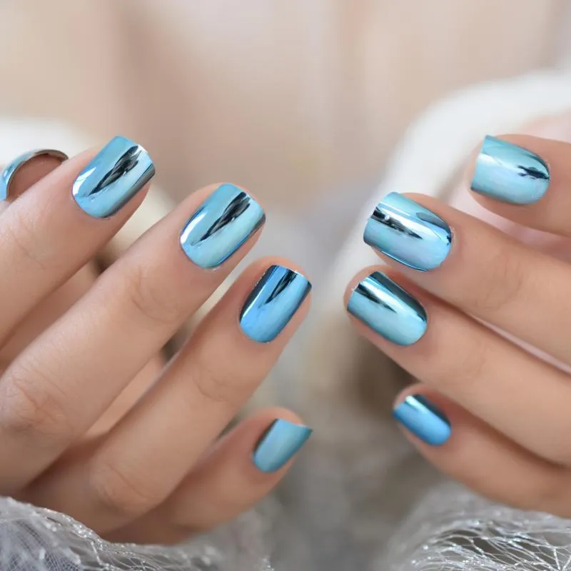 10 Baby Blue Nails Designs Which Are Gorgeous To Inspire You - Emerlyn  Closet | Baby blue nails, Baby blue acrylic nails, Blue and white nails