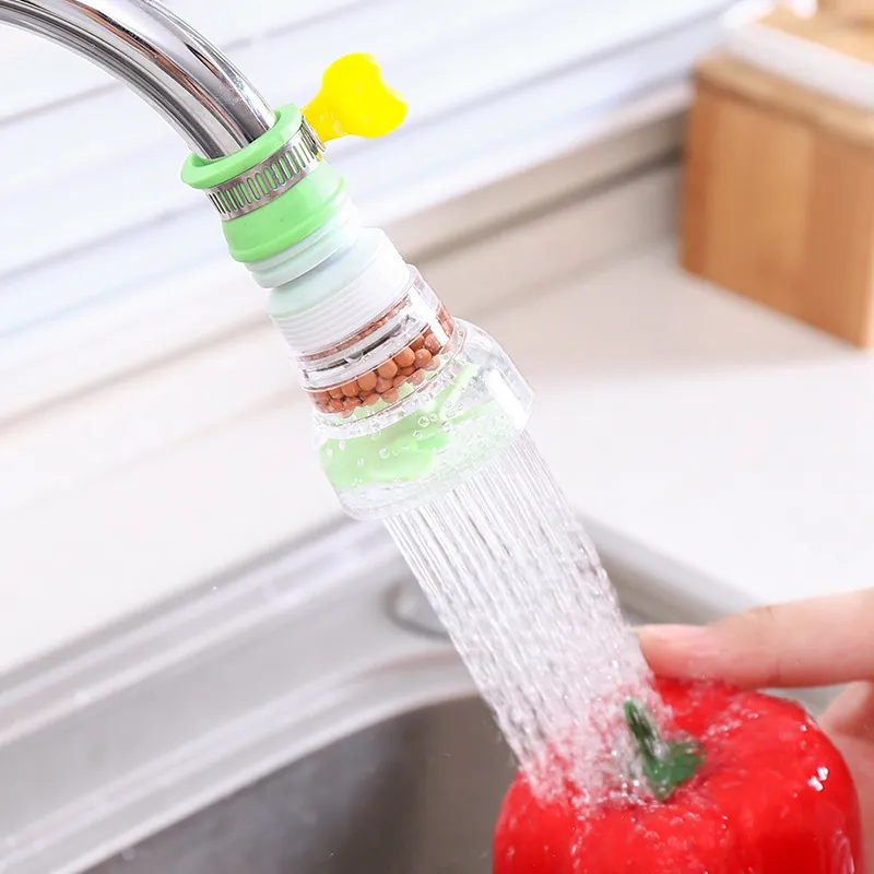 Rotation Kitchen Tools Faucet Spouts Sprayers PVC Shower Tap Water Filter Purifier Nozzle Saver For Household Accessories