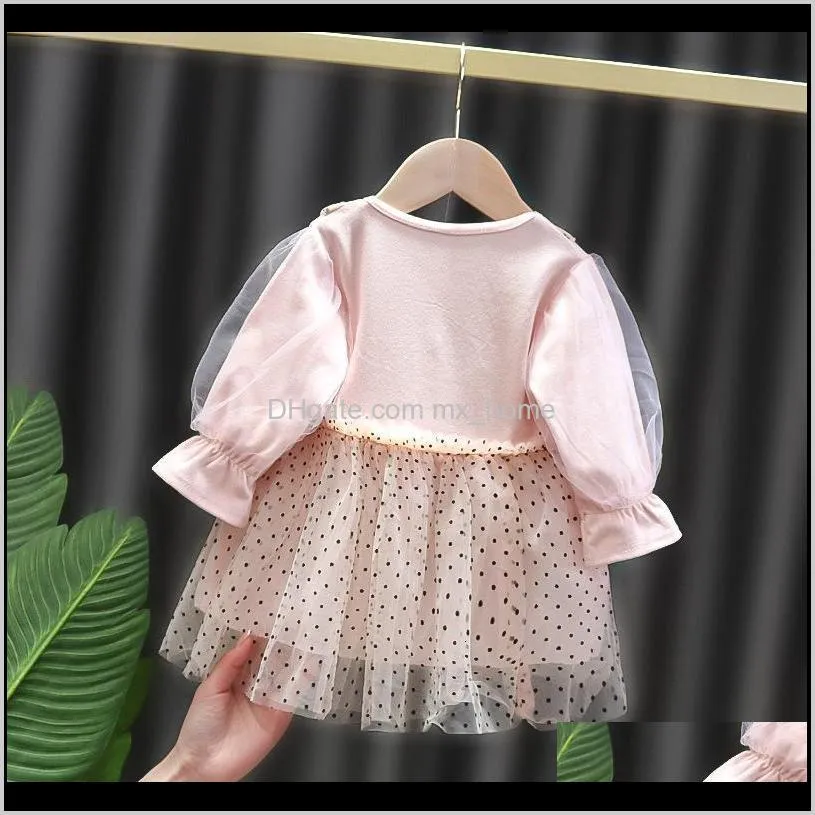2021 new springtime children girl for child girls clothes 1-year-old baby birthday princess party tutu es aj3g