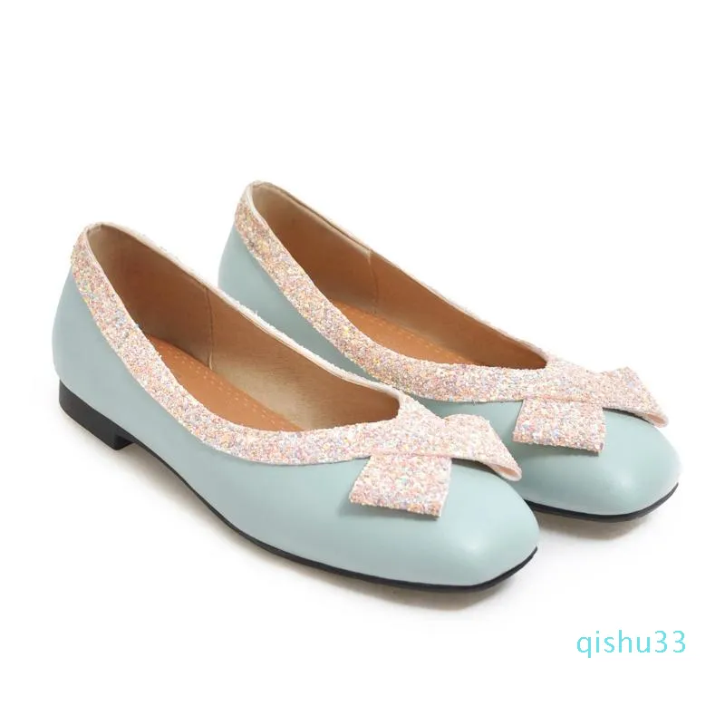 Wholesale-Dress Shoes In 2021 Product Comfortable Square Sequins Shallow