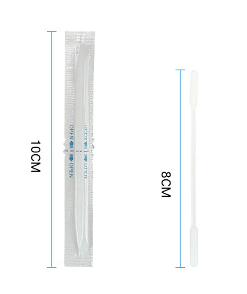 30 stks / doos natte alcohol katoenen swabs dubbele kop reinigingsstick voor IQOS 2.4 Plus Lil / LTN / HEETS / GLO-kachel