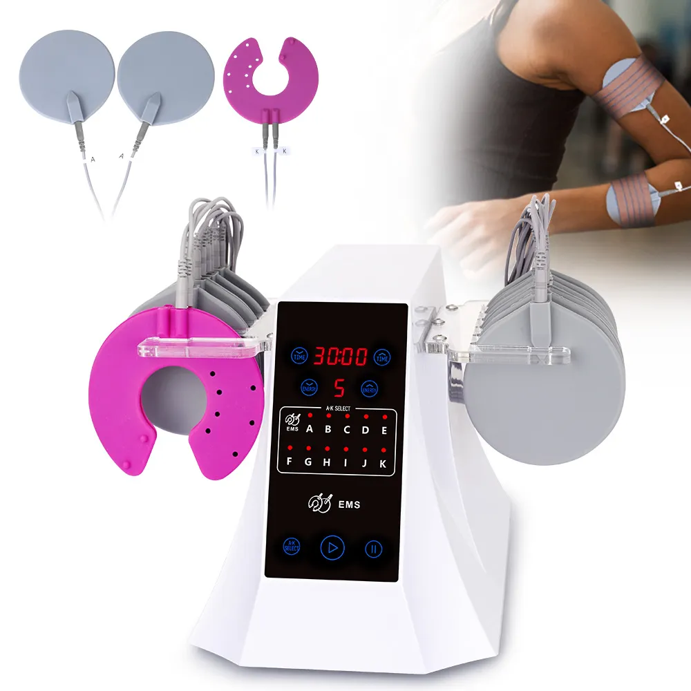 Frequência Digital Corrente Elétrica Corpo Slimming Button Remhape Machine Spa