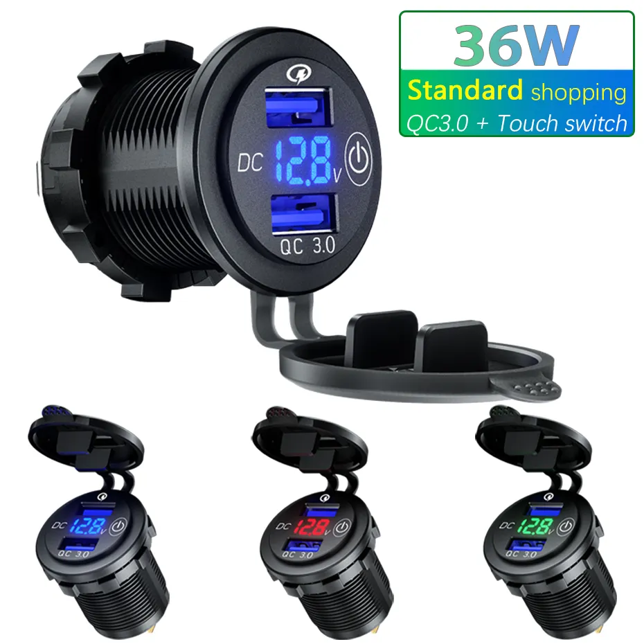 Cigarette Lighter Socket Car USB 12V 24V Cigarette Powerful Lighters