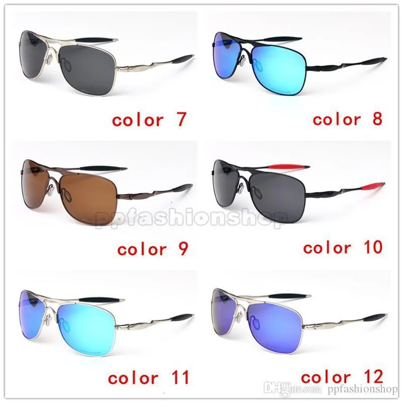 Croshair Polarized brand Sunglasses Scrub Black 61mm Sunglasses Rubber Case Glasses Legs New Anti-fragment Sunglasses 4060