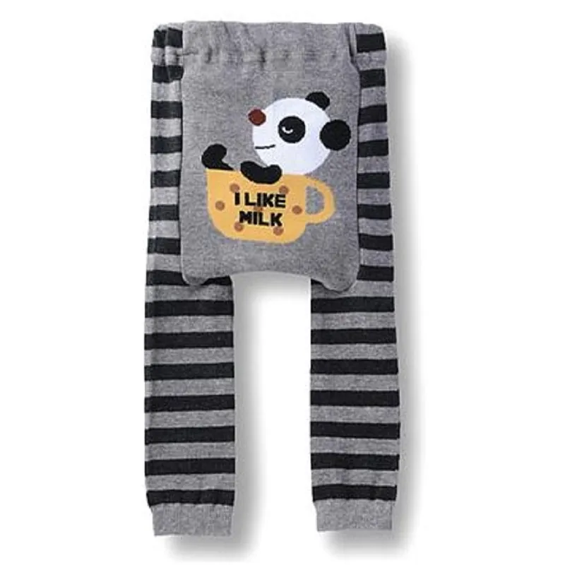 Primavera Panda Baby Pantaloni neonate Vestiti Animali Mutande appena nati Leggings pantaloni bebe abbigliamento neonato 210413