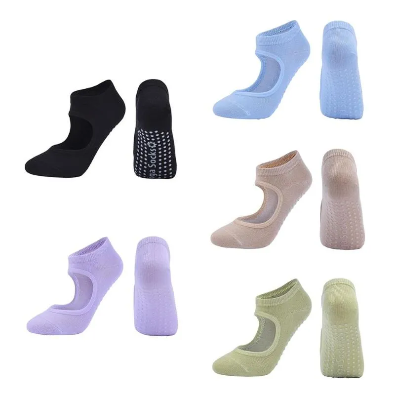 Sports Socks Combed Cotton Dance Halter Professional Non-slip Pilates Fitness