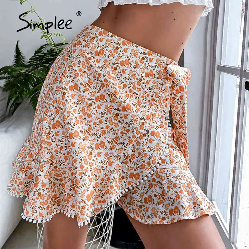 Orange a line mini skirt hotsell