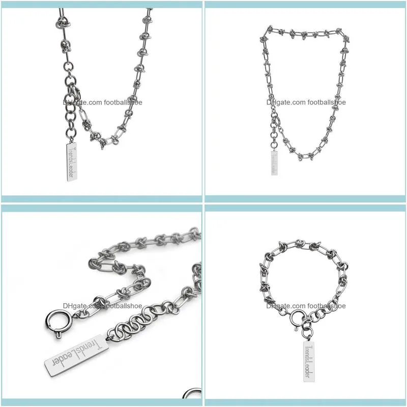 Fashionable And Simple Clavicle Chain Multi-level Men Women All-match Titanium Steel Necklace Chains