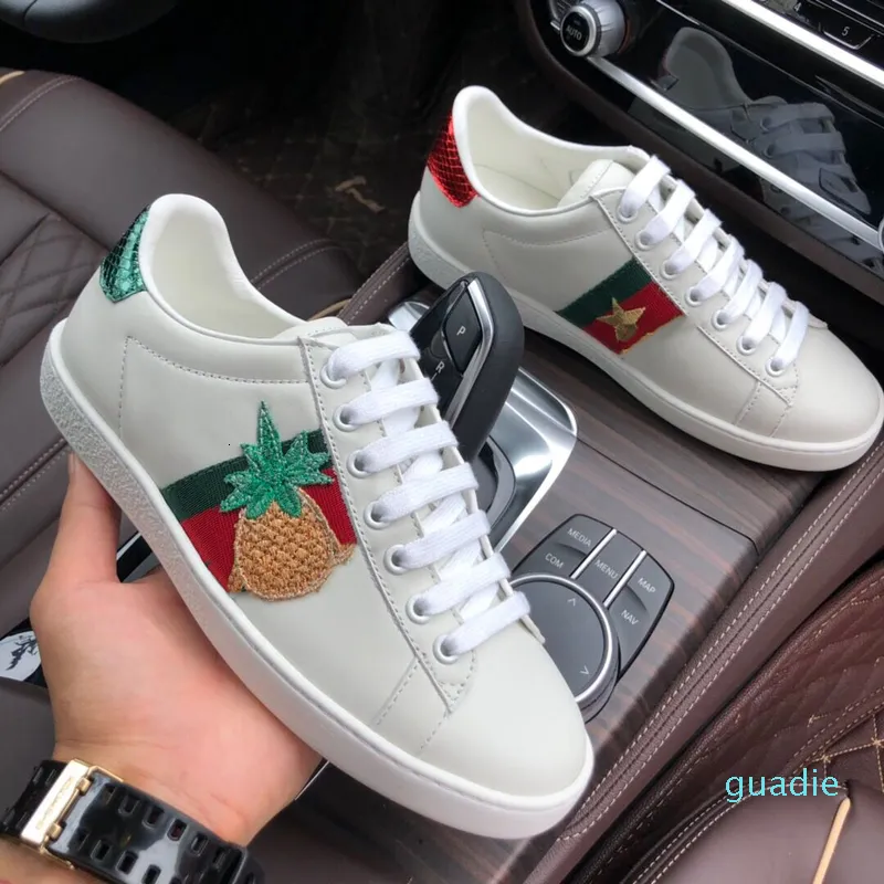 安い購入 ファッションスター刺繍入りメンズスニーカー女性シューズ高級フラットレースアップチャウスデザイナースニーカーホワイトレザープリントカジュアルシューズ 値下げ情報 Vtech Computer Com