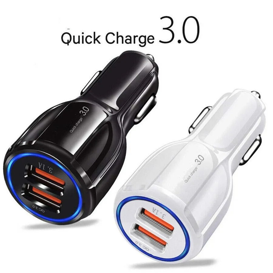 High power dual car USB charger adapter for iPhone, Android 4.8A