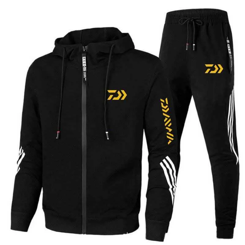 Daiwa Fishing Jacket And Pants Men Tracksuit Top Quality Outdoor Sport  Cotton Breathable Spring Autumn Hoodies Clothing Set Dawa Shirt From Jc07,  $98.73