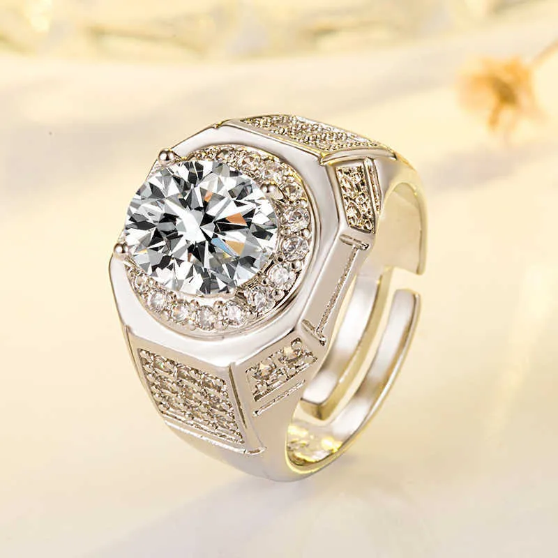Mens Rings Crystal Jewelry Group diamond charm men s ring plated fashion oval Cluster For Female Band styles