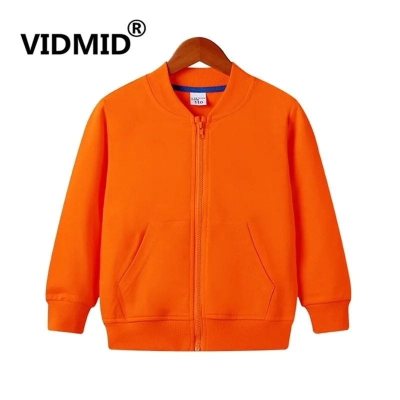 Vidmid Baby Childrens Jassen Kids Jongens Meisjes Casual Jas Katoen Jassen Kids Jongens Lange Mouw Sweatshirts 7060 07 211204