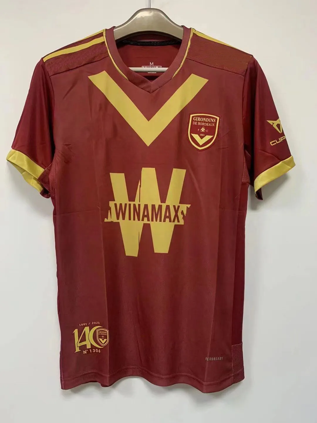 Maillot Girondins Bordeaux 140th Anniversary Soccer Jersey 2021 2022 S.KALU NIANG FRANSERGIO Maillots de Foot Football Shirt