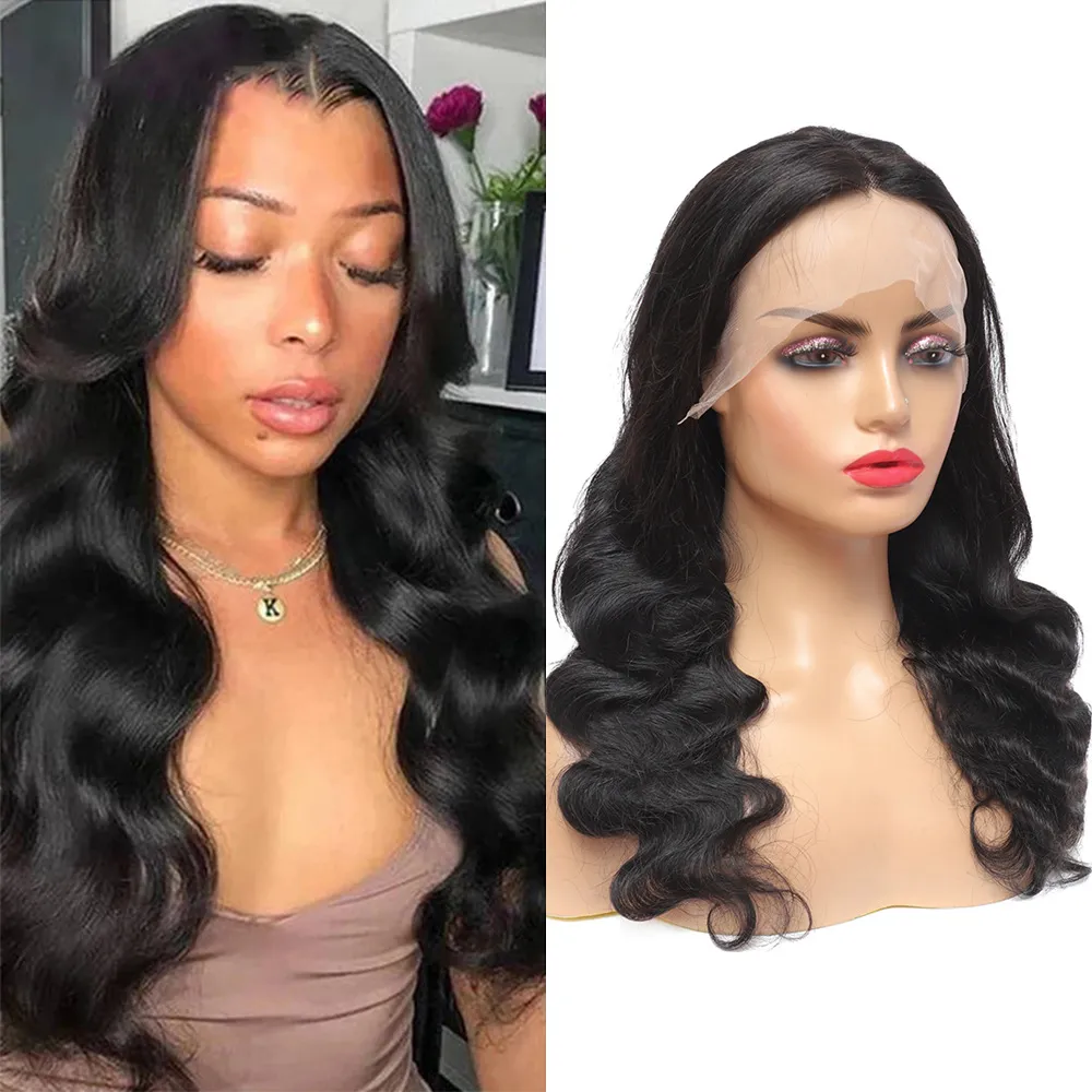 Human Hair Lace Front Wig 13×4 Swiss Lace Frontal 22 Inch  display picture 1