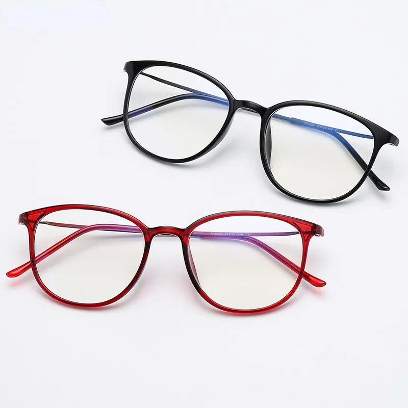 Fashion Sunglasses Frames Clear TR90 Ultralight Glasses Frame Ladies Optical Eyeglasses Men Unisex Gift Round