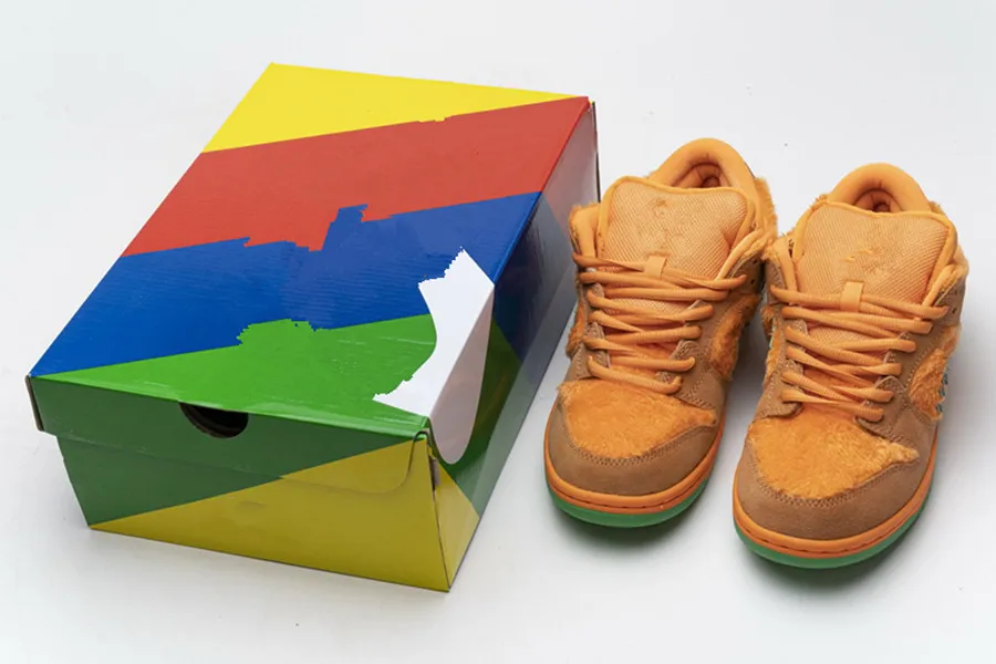 Men\'s Greatful DeadOrange Fuzzy Lace-Up Sneakers With Zipper Tongue. Size 9.5 Bulk Grateful Dead SB Low Pro Qs Neon Yellow Basketball  main image 2