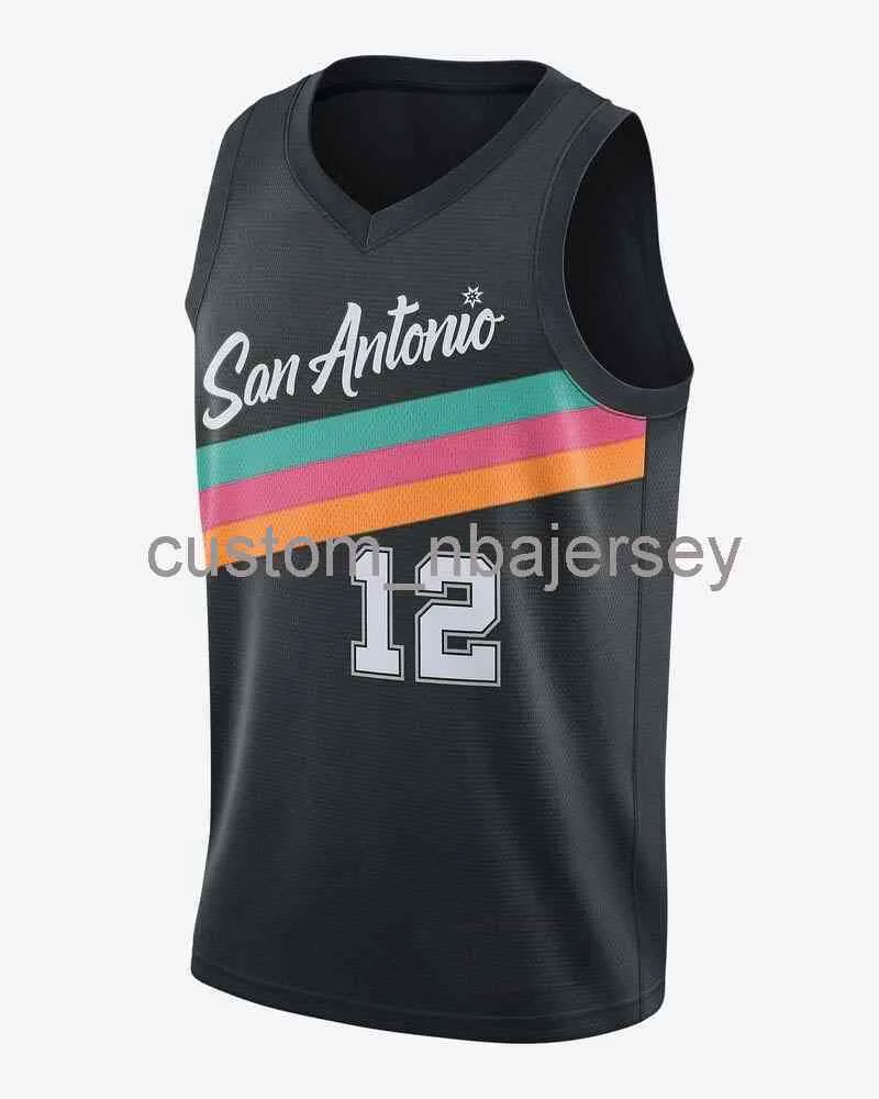 Mens Kvinnor Ungdom Lamarcus Aldridge 2021 Swingman Jersey Stitched Custom Name Några nummer Basketsträngar