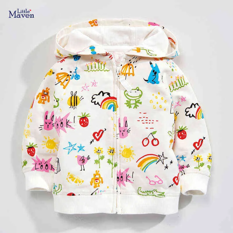 Spaccata Bambina, Felpa Con Cappuccio Animali Di Cotone Bambini