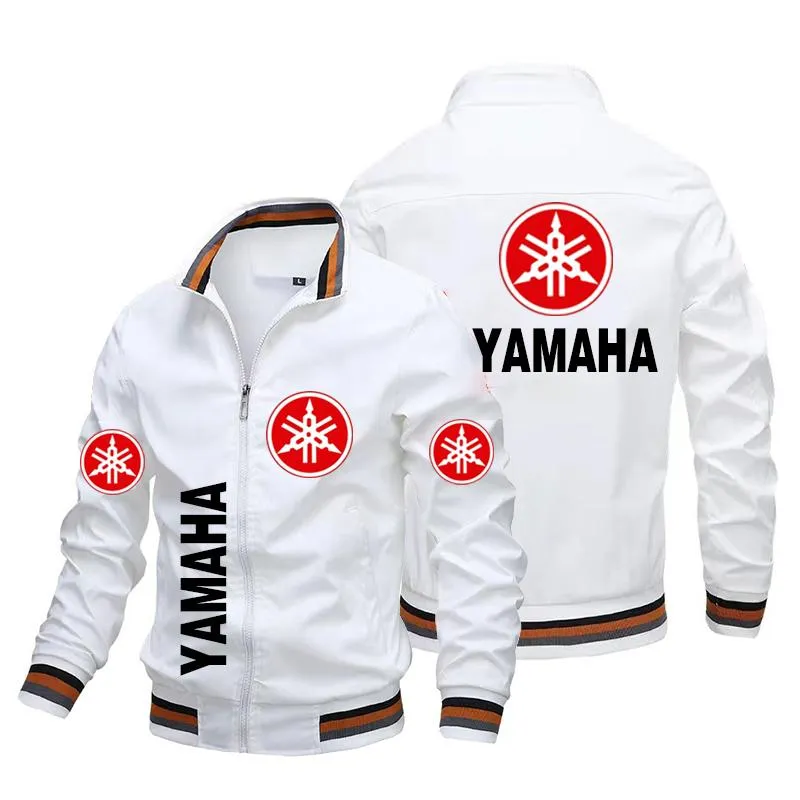 Mäns Jackor Yamaha Motorcykeljacka 2022 Motorcykel Riddräkt Racing Bomber Baseball Uniforms Fashion Men Clothing