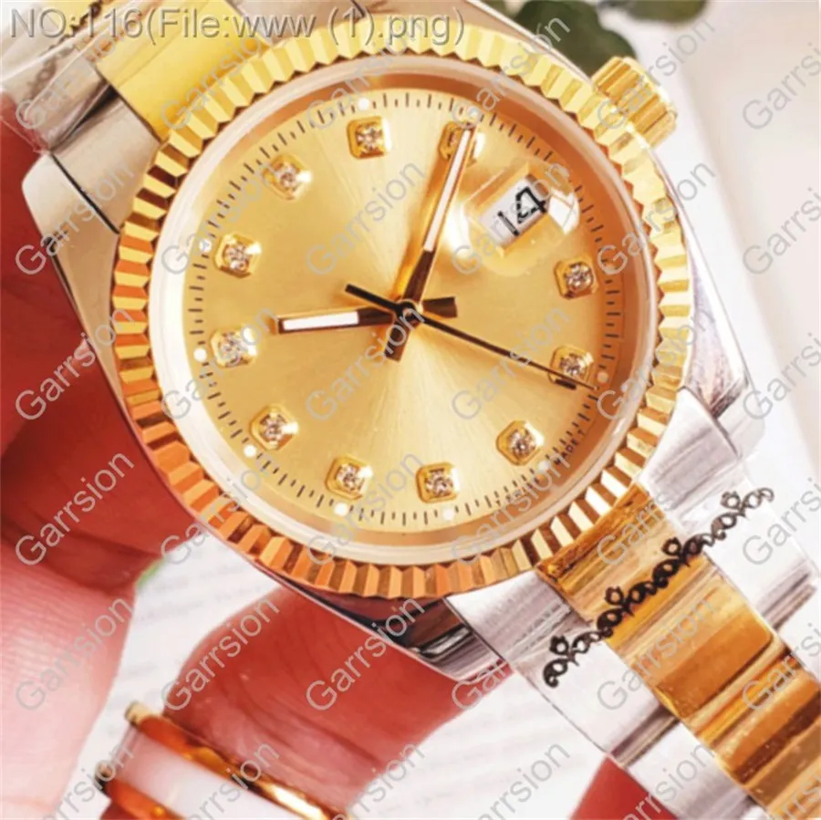 Diamond Mens Women Gold Face Automatic Wrist Watches Designer Ladies Watch 2021 Nyest263b