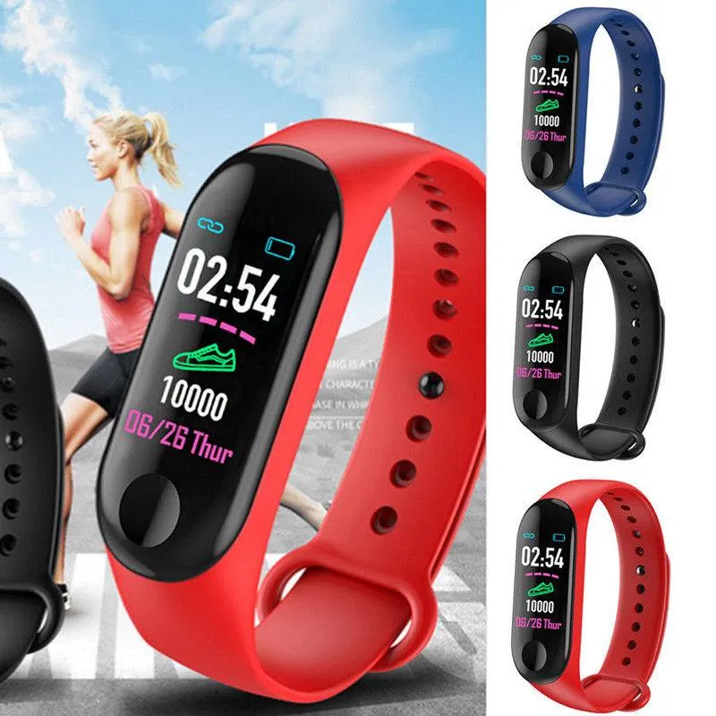 Smart Watch M3 Band Blutdruckarmband Armband Fitness Tracker Herzfrequenz