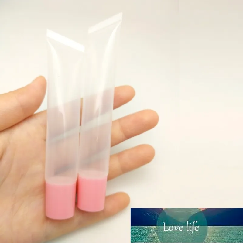Bottiglie di imballaggio 15 g Tubi cosmetici vuoti Confezione Oro Nero Rosa Lipgloss Squeeze Tube Lucidalabbra 200 pezzi
