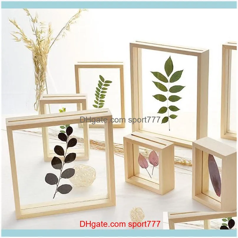 Frames 3-7inch Vintage Wooden Po Frame DIY Mini Pictures Online Home Decor Art Wedding Plant Specimen Family