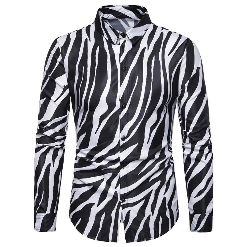 Camisa de cebra hombre deals