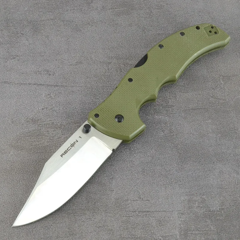 Recon 1 Tactical Folding Knife High Hardness Sharp Blade Easy Carry Durable G10 Handle Camping Hunting Survival EDC Too7786489