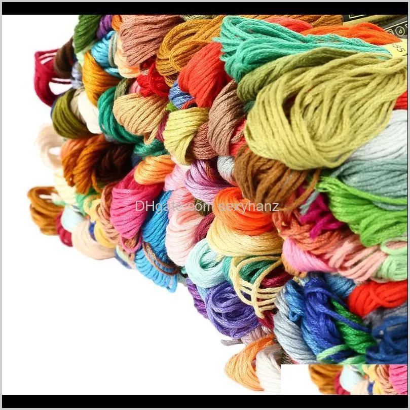 200 colors embroidery thread floss cross stitch cotton sewing skeins similar cross-stitch kit diy sewing skeins craft1