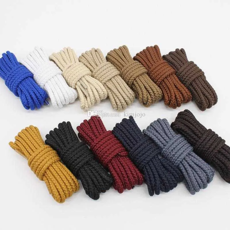 Outdoor Hiking Boots Laces 120 cm Round Rope Shoelaces Fashion Casual Martin Boot Shoes Lace