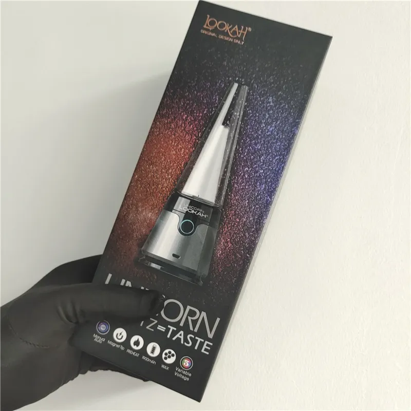 Lookah Unicorn Vaporizer Kit Wax Pen voor DAB-rigs en langdurige de Lucid Lighting ASD