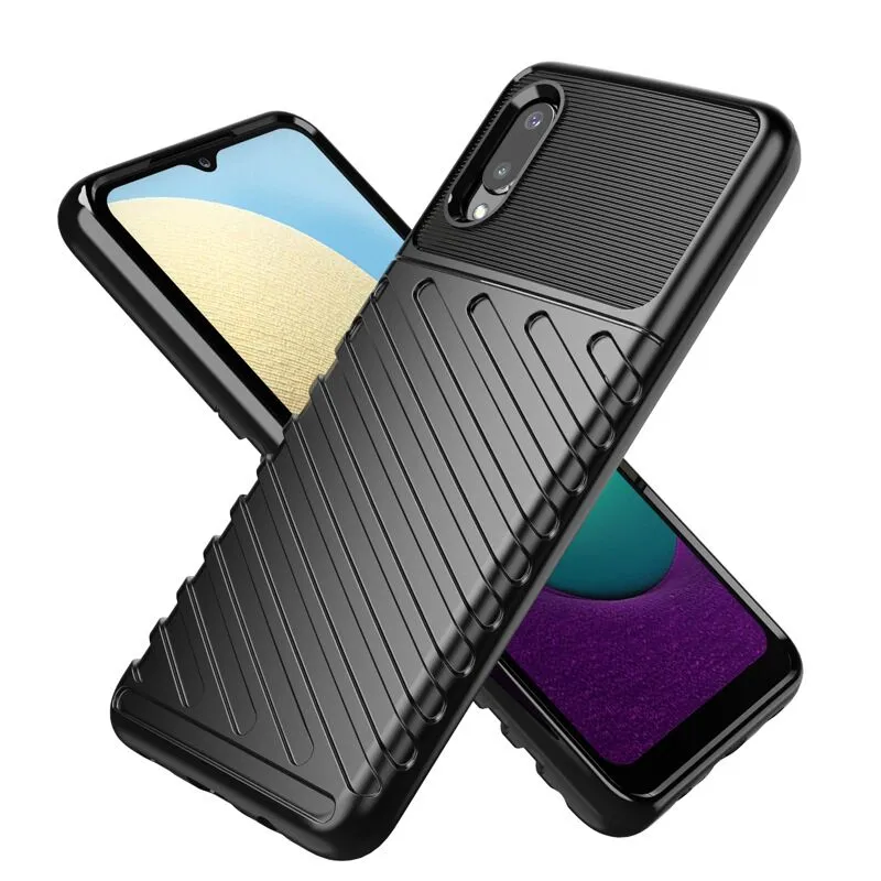 Shock-Absorption Cases Flexibel TPU Gummi Protective Anti Scratch Durable Case för LG K51 G8Plus Makro G8 Spela Power G Stylus A10S iPhone 11 12 13