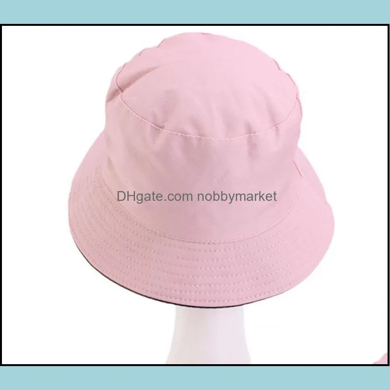 2020 New Bucket Hat For Men and Women Fashion Simple Pure color Women Cotton Hat New Autumn Spring Fisherman Hat Sun Caps