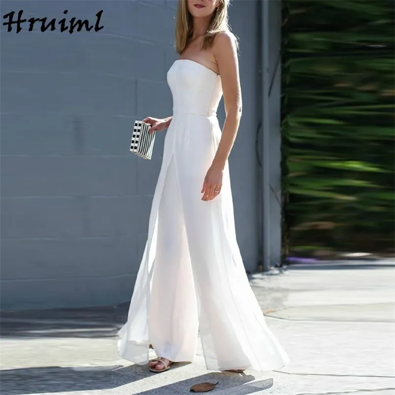 Save Big on Bulk Elegant White Jumpsuits For Women White Jumpsuits For  Women: Strapless High Waist Patchwork Jumpsuit, Elegant Fashion Casual  Summer