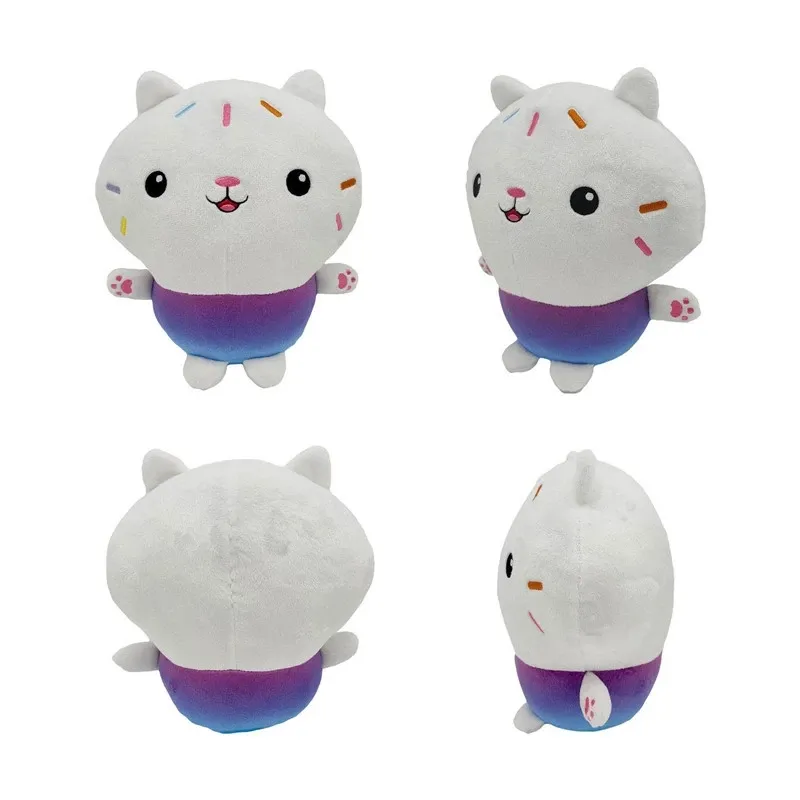 Nouveau Gabby maison de poupée en peluche Mercat dessin animé animaux en  peluche souriant chat voiture chat câlin Gaby fille poupées enfants cadeaux  d'anniversaire 