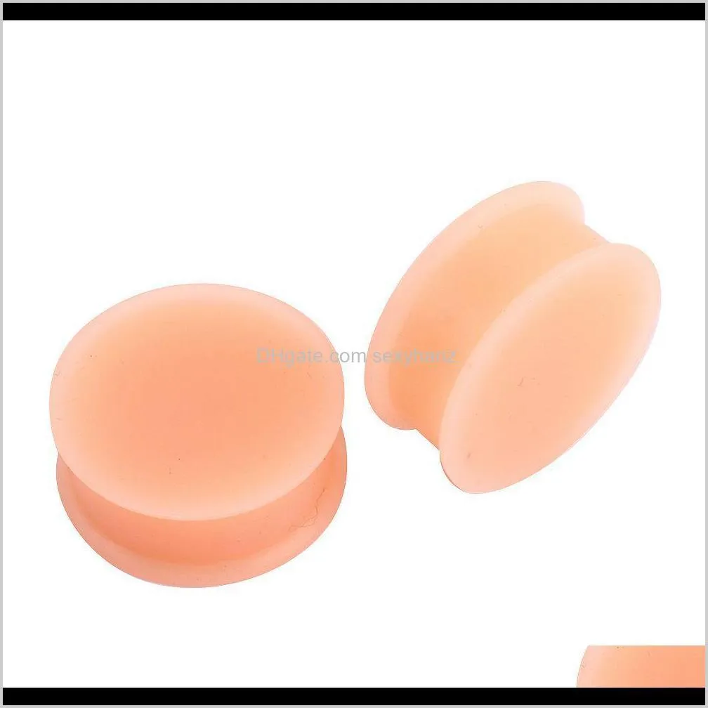 new style fashion body jewelry skin color ear expansion ear plugs piercing expander flesh tunnel hot sale 3 20mm shipping