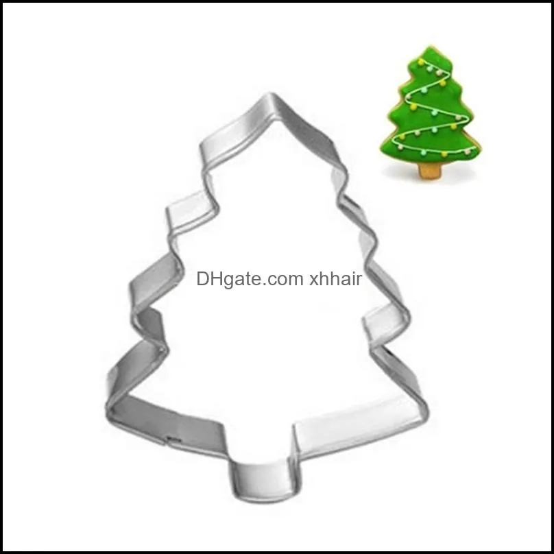 Bakeware Kitchen, Dining Bar Home & Gardentree Shaped Aluminium Mold Biscuit Tools Cookie Cake Jelly Pastry Baking Cutter Mod Tool For Kitch