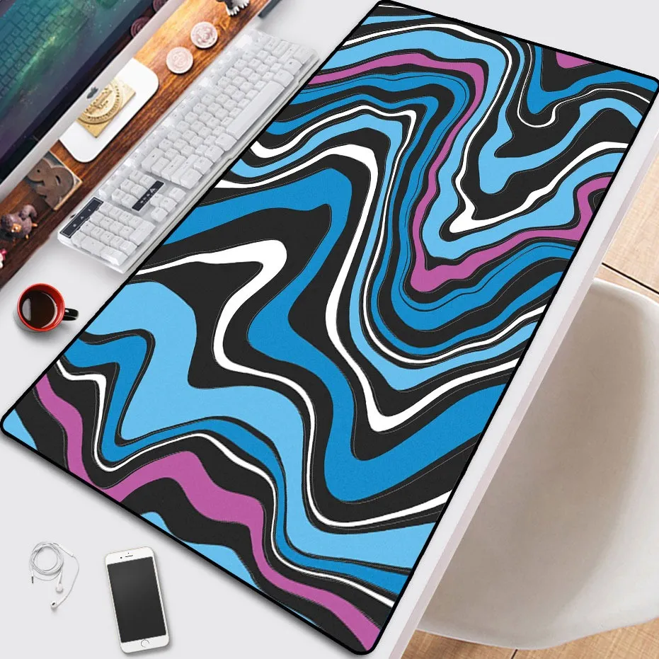 Strata Liquid Computer Mouse Pad Gaming Mousepad Abstract Large 900x400  Mouse Mat Gamer XXL Mause tappeto PC Desk Mat tastiera Pad - AliExpress