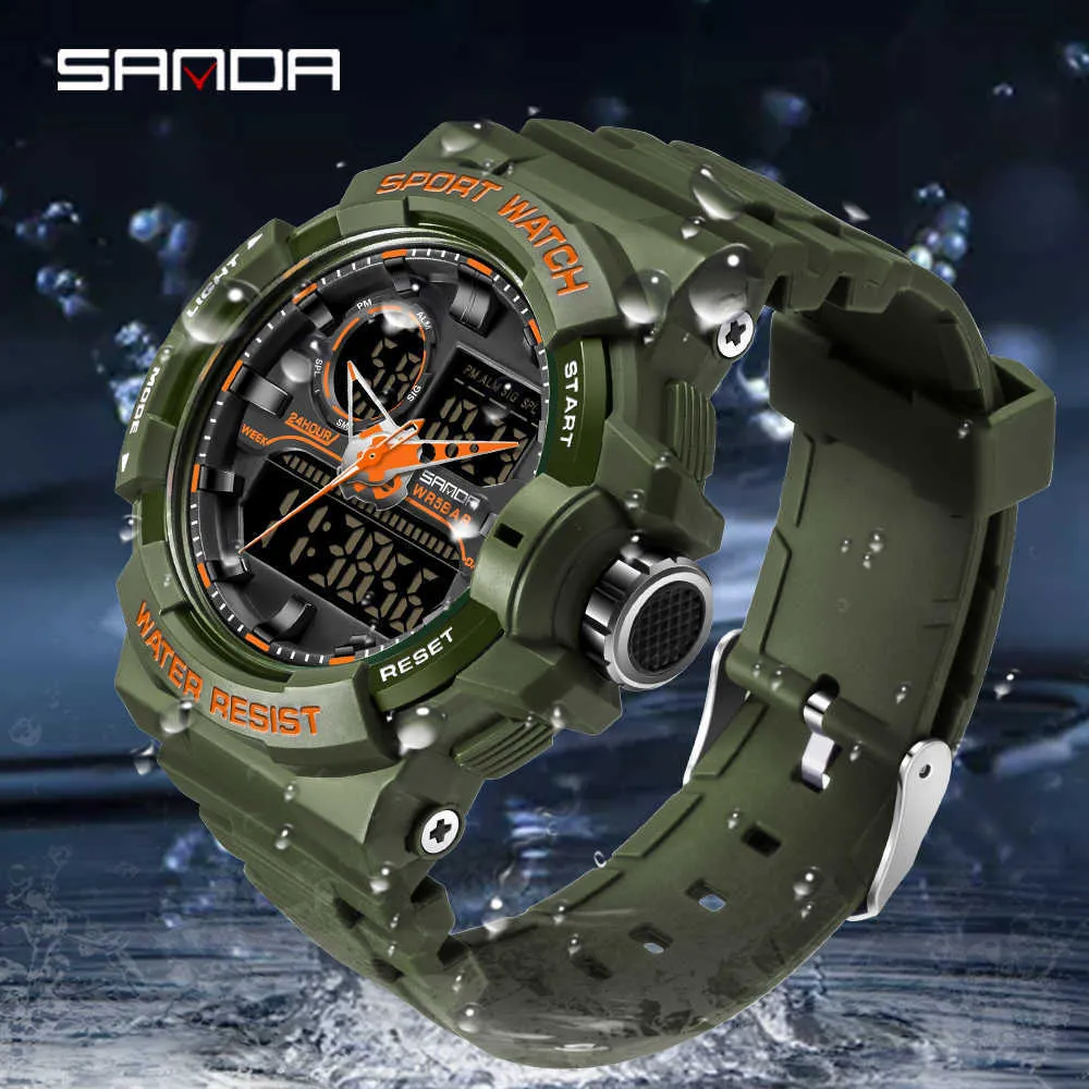 Hombres Relojes Militares Para Hombre Deportes Reloj De Ejército G Style  Dial Big Dial Analógico Cuarzo A Prueba De Agua Reloj De Pulsera Relogio  Masculino G1022 De 20,18 €